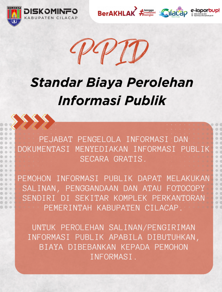 Standar Biaya Pelayanan Informasi Publik 1 Standar Biaya Pelayanan Informasi Publik 1