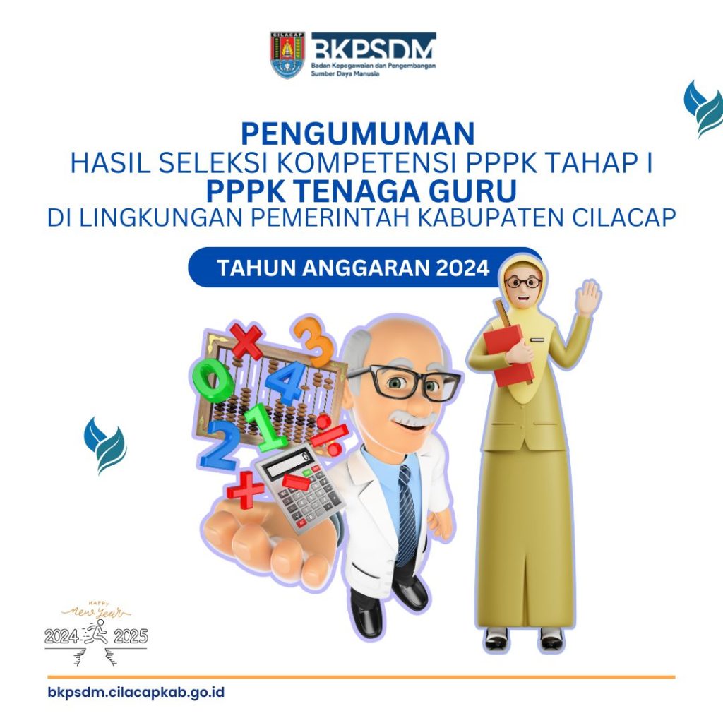 HASIL SELKOM PENGADAAN PPPK TENAGA GURU TAHAP I KABUPATEN CILACAP TAHUN ANGGARAN 2024 10 HASIL SELKOM PENGADAAN PPPK TENAGA GURU TAHAP I KABUPATEN CILACAP TAHUN ANGGARAN 2024 10