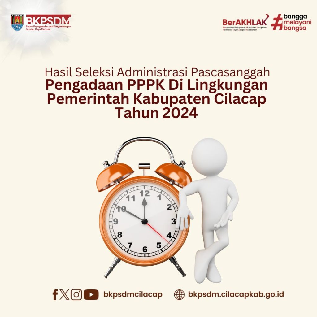HASIL SELEKSI ADMINISTRASI PASCASANGGAH PENGADAAN PPPK KABUPATEN CILACAP TAHUN 2024 9